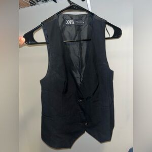 Zara Elegant Black Vest